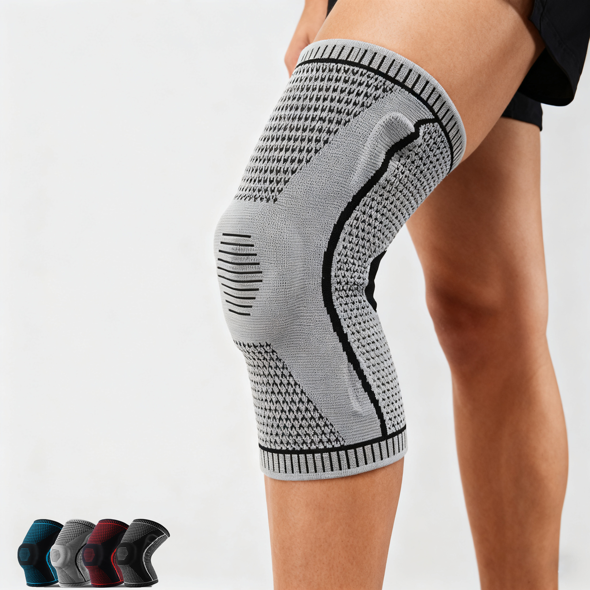 Compression Calf Sleeve - Double Compression Knee Sleeve Support for