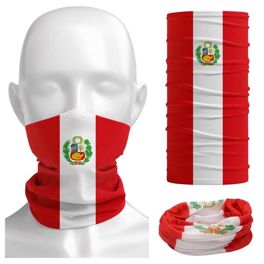 Running Gear Brands - Brand New Peruvian Flag Pattern Bandana