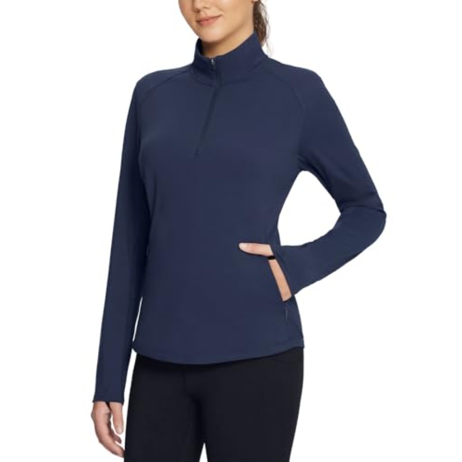 Running Gear In Winter - Women's Fleece Pullover Jacket Water Resistant