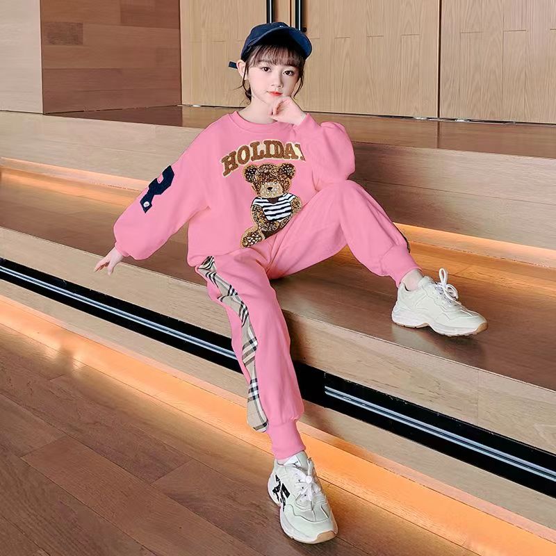 Girls Spring And Autumn Suit 2 - đánh giá và giá Running Gear For Kids