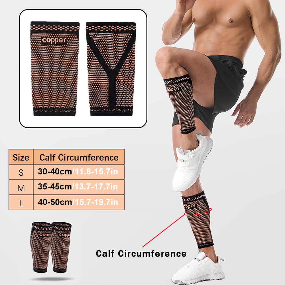 1pc Copper Calf Compression Sl - đánh giá và giá Compression Calf Sleeve