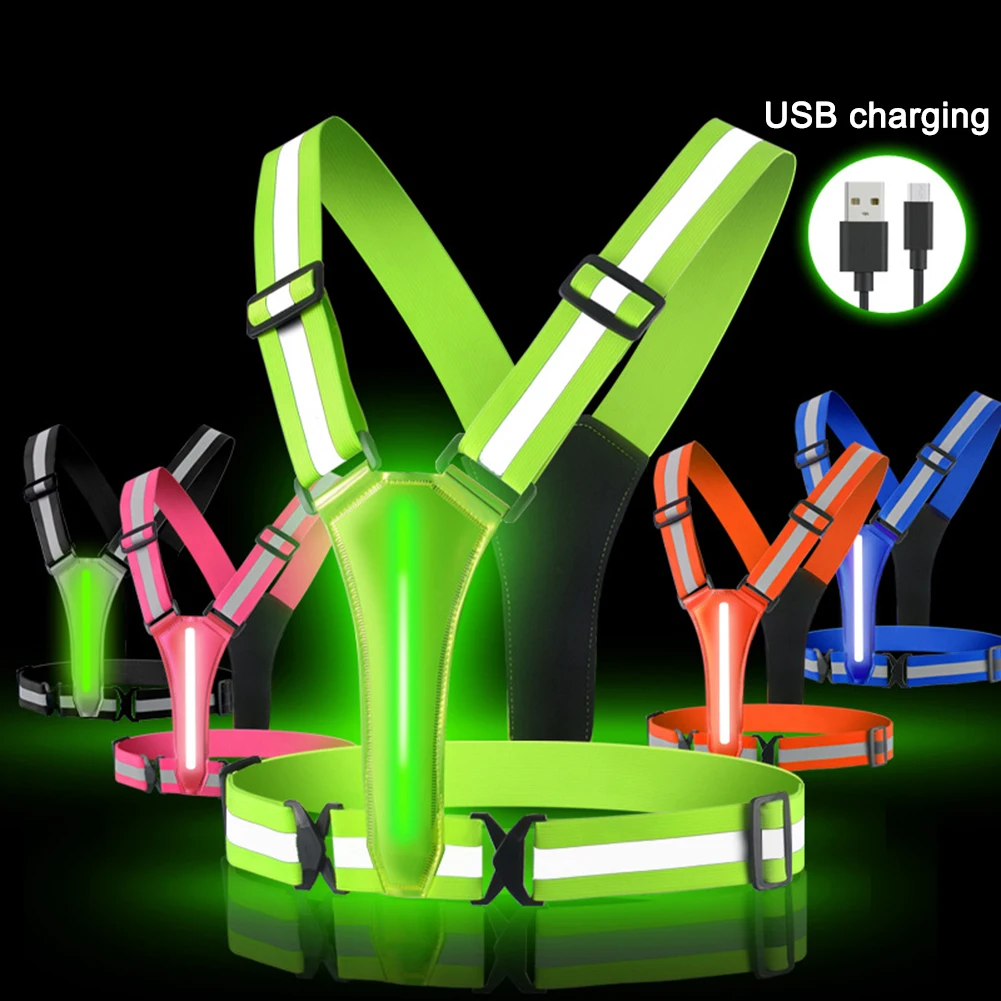 LED Running Vest USB Rechargea - đánh giá và giá Running Gear For Kids