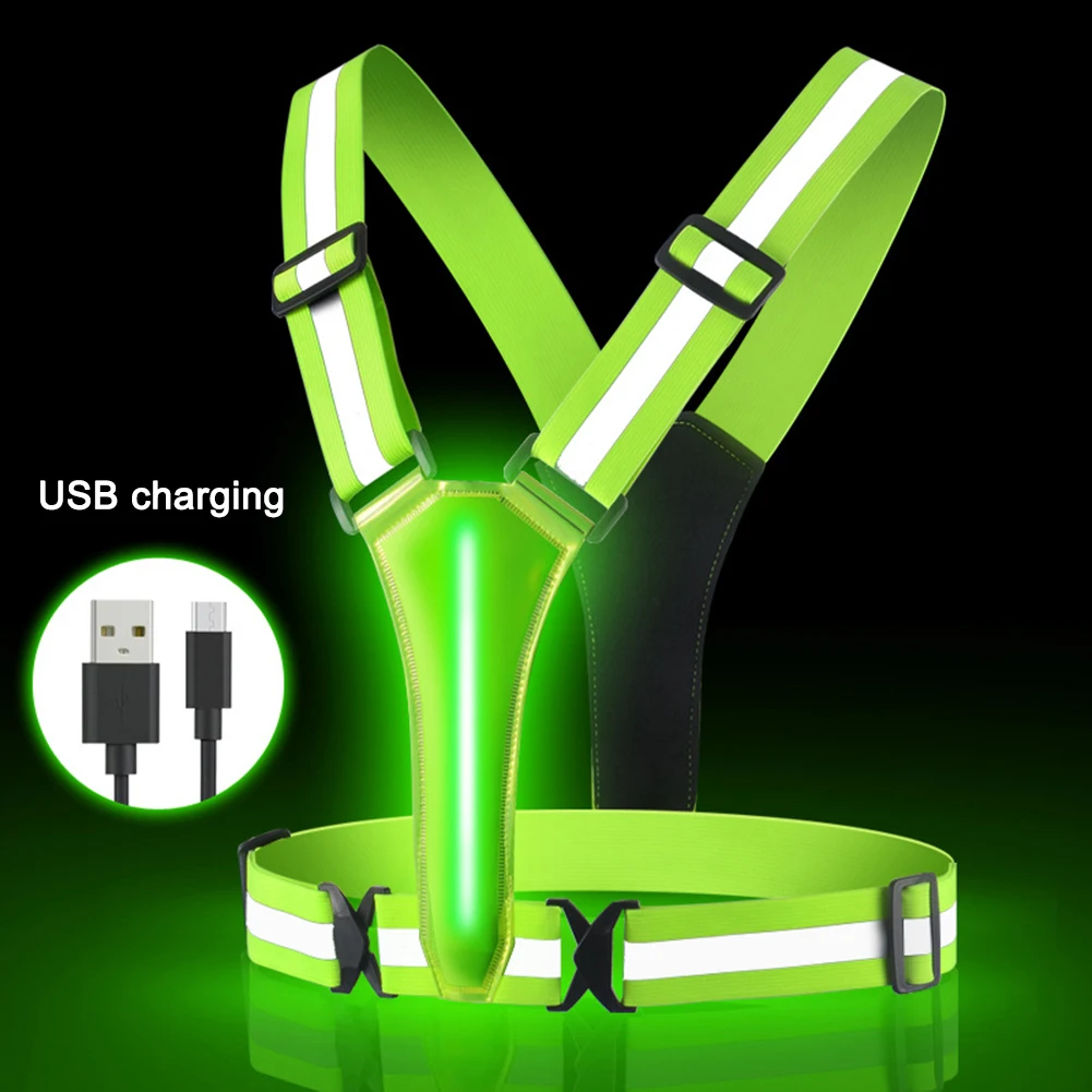 LED Running Vest USB Rechargea - đánh giá và giá Running Gear For Kids