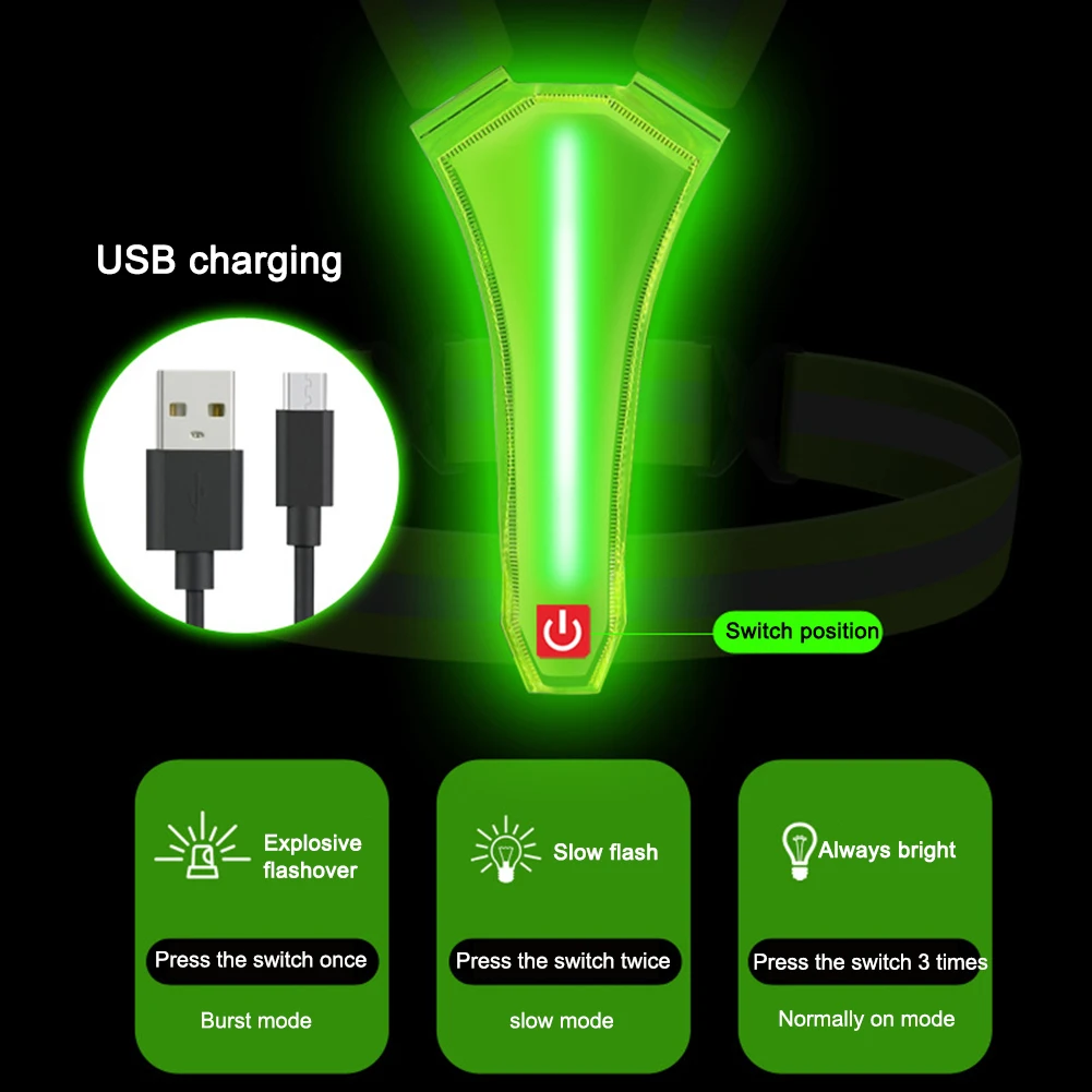LED Running Vest USB Rechargea - đánh giá và giá Running Gear For Kids