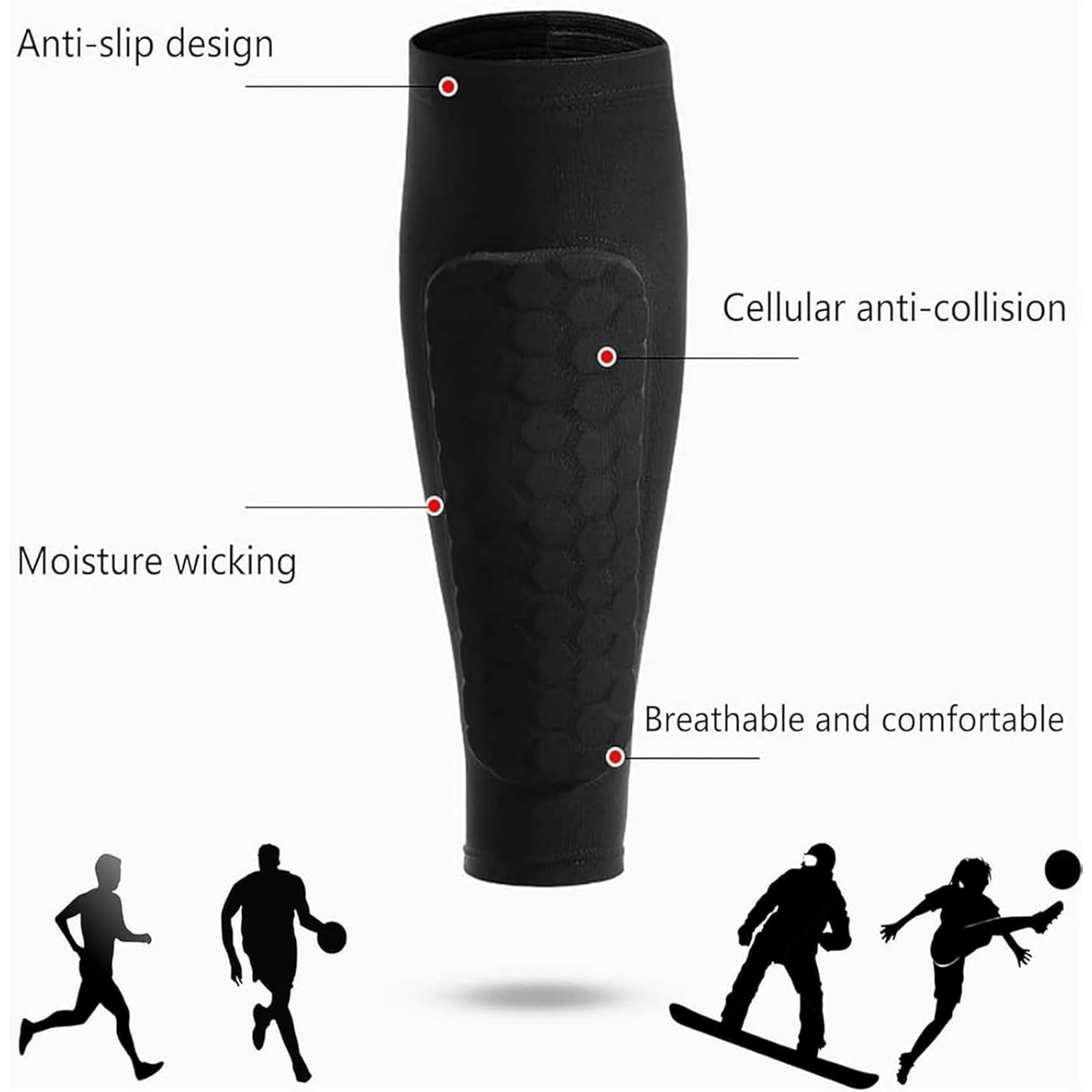 Soccer Shin Guards Shin Guard  - đánh giá và giá Compression Calf Sleeve