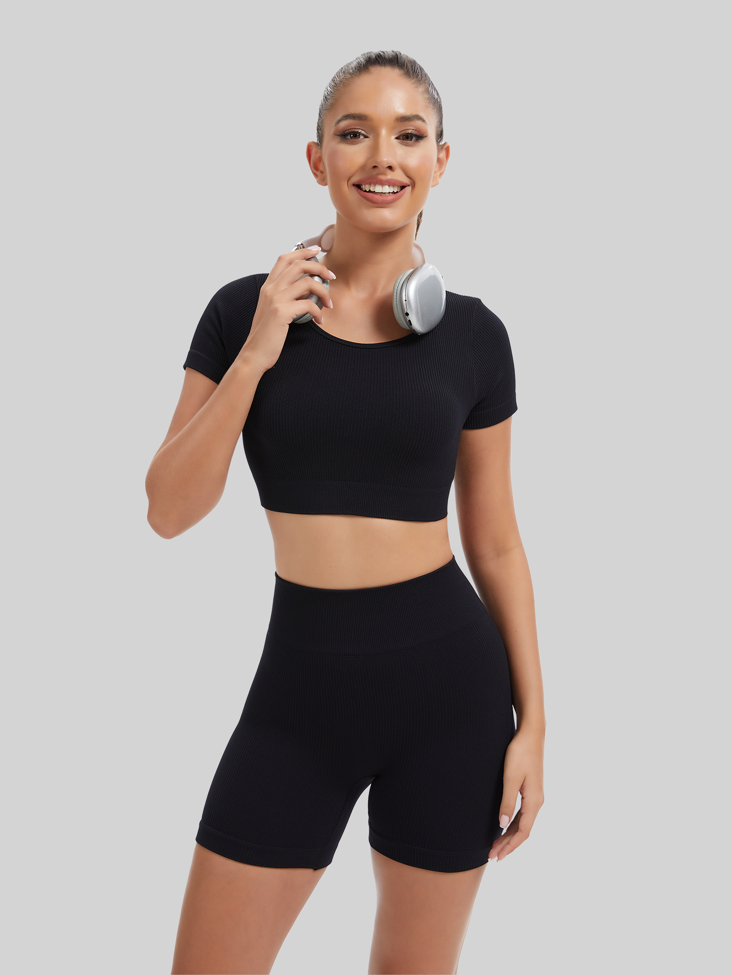 Yoga Set Sports Bra Outfit, Ti - đánh giá và giá Running Gear Outfit