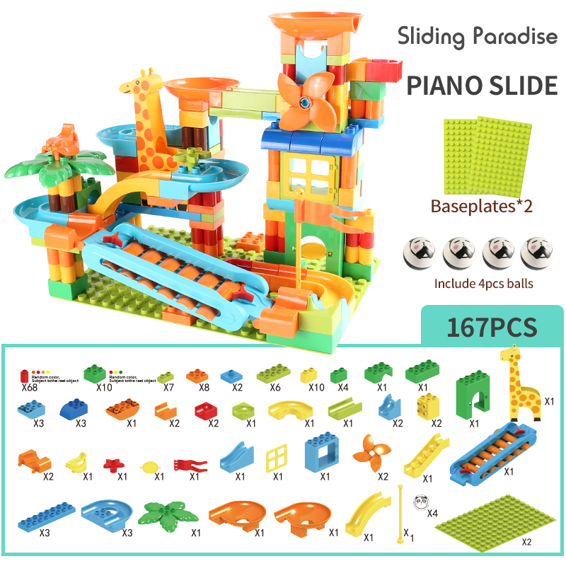 283PCS Large Piano Slide Gear  - đánh giá và giá Running Gear For Kids