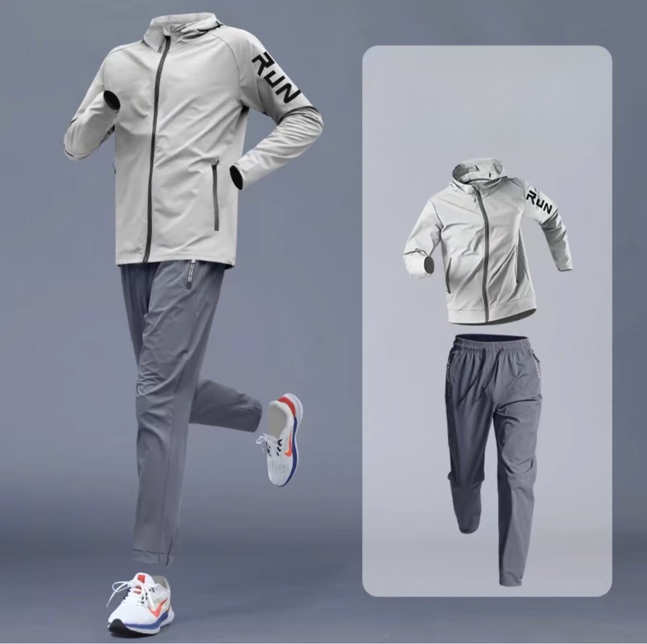 Men's Sportswear Running Set w - đánh giá và giá Running Gear Outfit