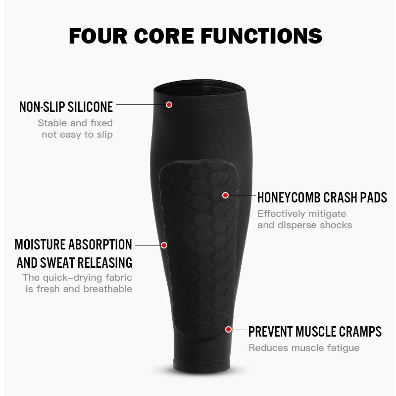 1Pcs Football Shin Guard Socks - đánh giá và giá Compression Calf Sleeve
