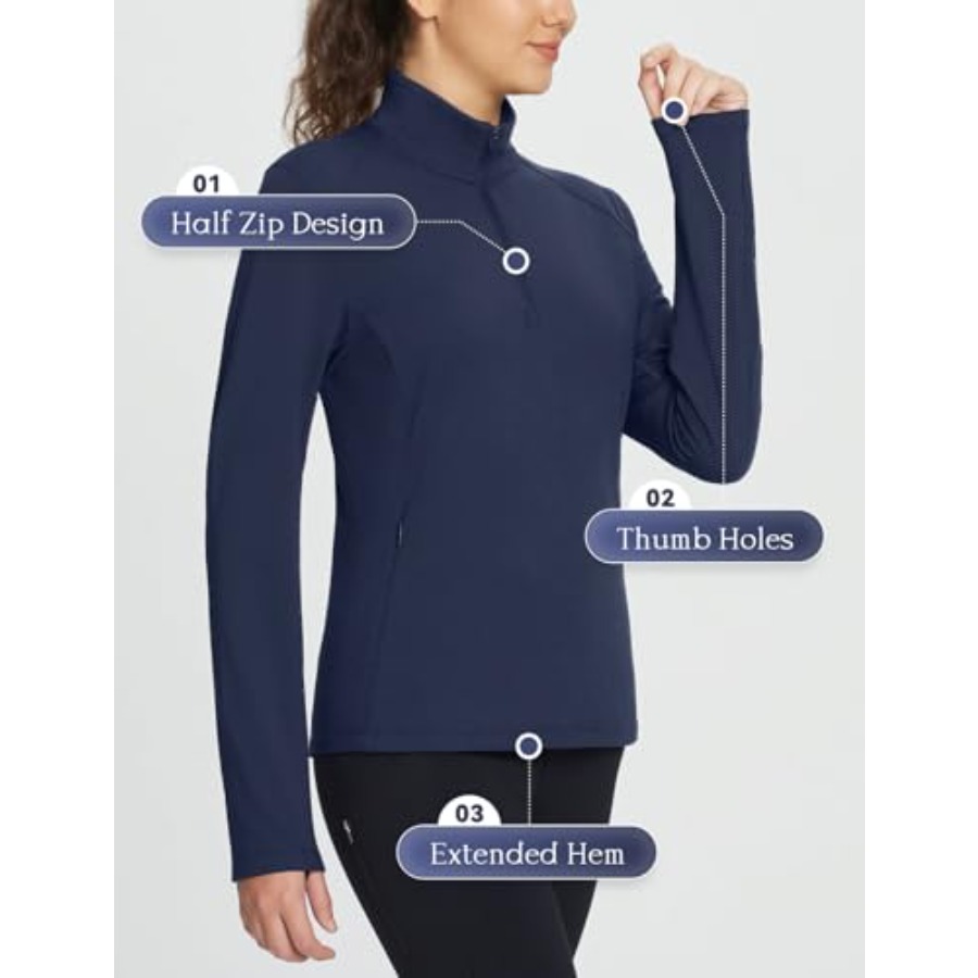 Women's Fleece Pullover Jacket - đánh giá và giá Running Gear In Winter